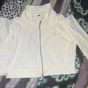 Workout crop jacket